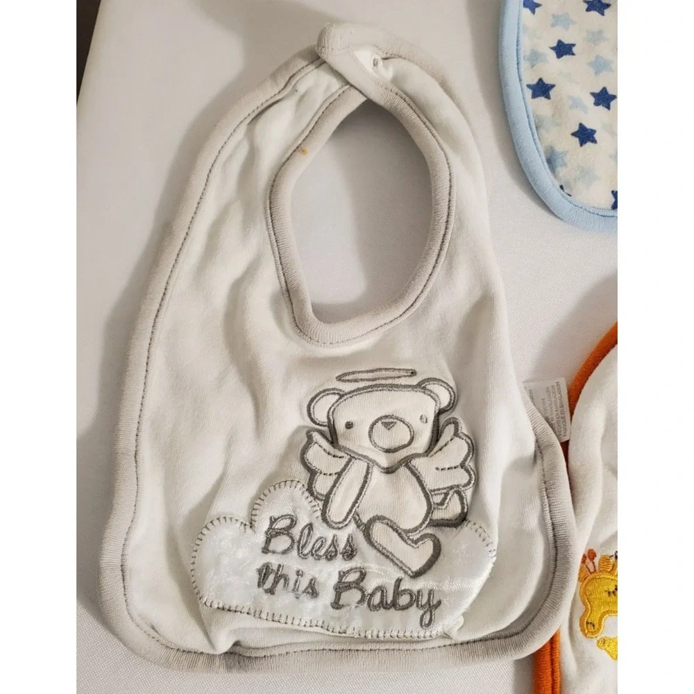 Baby Boy Feeding Drool Bibs Lot of 13